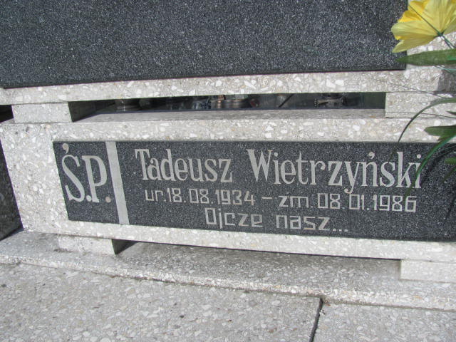 Zofia WIETRZYŃSKA 1934 Września - Grobonet - Wyszukiwarka osób pochowanych