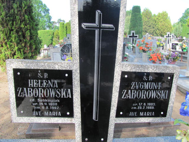 Zygmunt ZABOROWSKI 1905 Września - Grobonet - Wyszukiwarka osób pochowanych