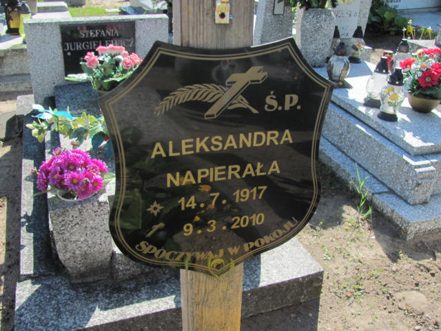 Aleksandra NAPIERAŁA 1917 Września - Grobonet - Wyszukiwarka osób pochowanych