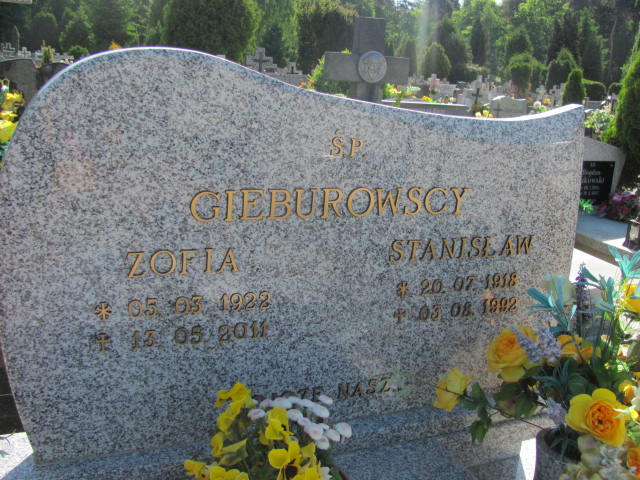 Grób ZOFIA GIEBUROWSKA