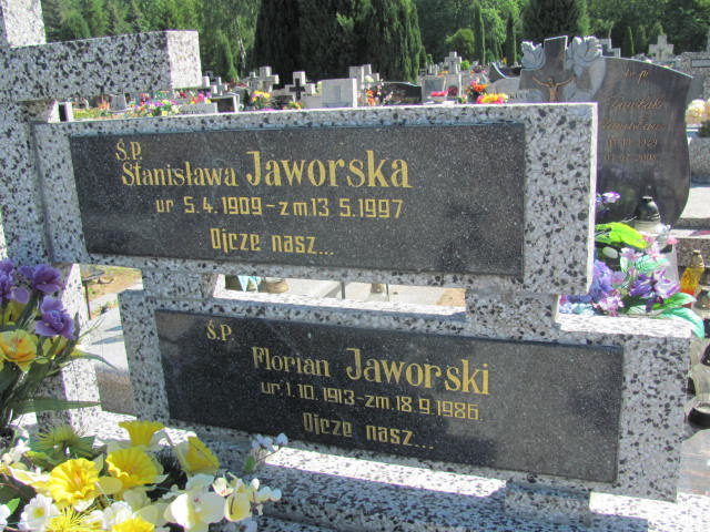 Grób STANISŁAWA JAWORSKA