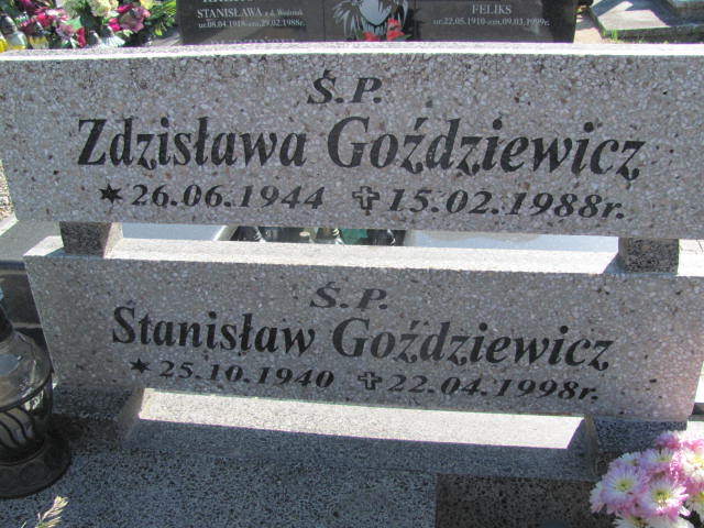 Stanisław GOŹDZIEWICZ Września - Grobonet - Wyszukiwarka osób pochowanych