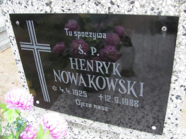 Henryk Franciszek NOWAKOWSKI 1925 Września - Grobonet - Wyszukiwarka osób pochowanych