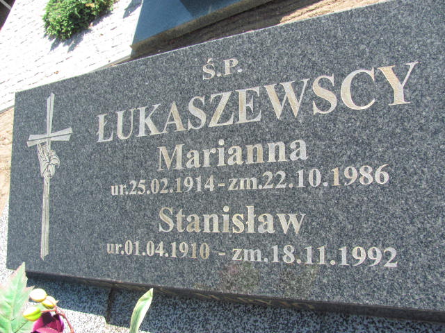 Stanisław ŁUKASZEWSKI 1910 Września - Grobonet - Wyszukiwarka osób pochowanych