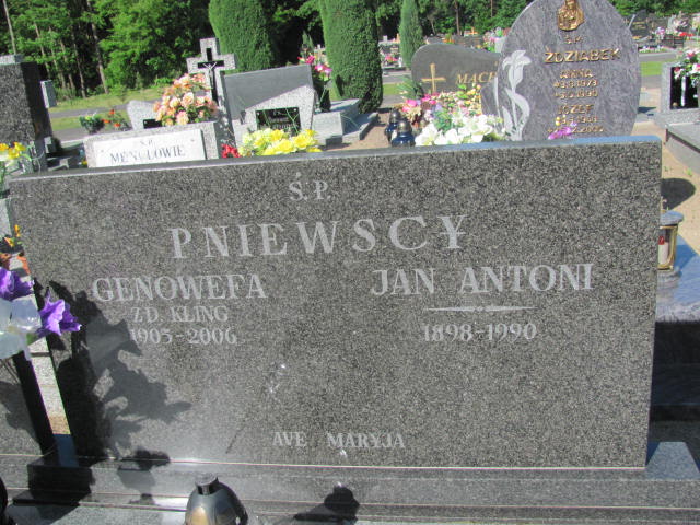 Jan PNIEWSKI 1898 Września - Grobonet - Wyszukiwarka osób pochowanych