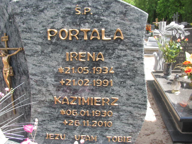 Irena PORTALA 1934 Września - Grobonet - Wyszukiwarka osób pochowanych