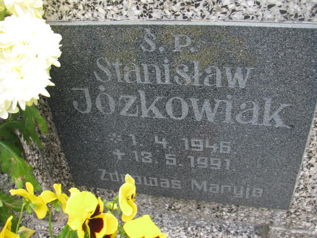 Stanisław JÓZKOWIAK 1946 Września - Grobonet - Wyszukiwarka osób pochowanych