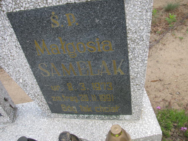 Małgorzata SAMELAK 1973 Września - Grobonet - Wyszukiwarka osób pochowanych