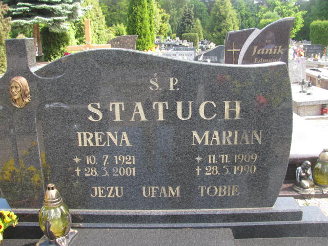 Grób IRENA STATUCH