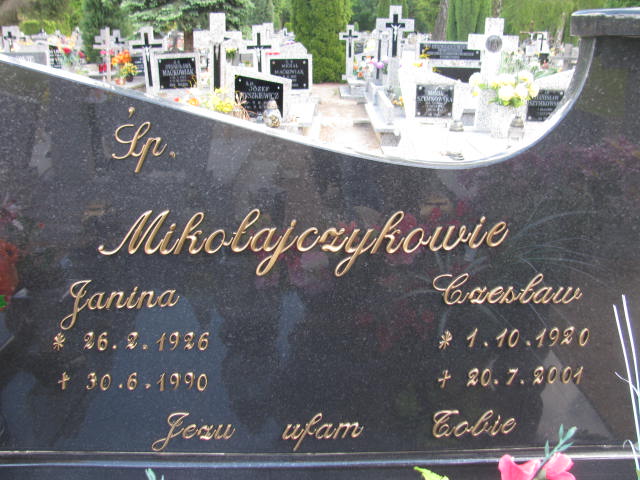 Grób CZESŁAW MIKOŁAJCZYK