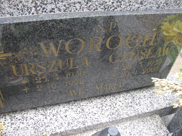 Grób CZESŁAW WOROCH