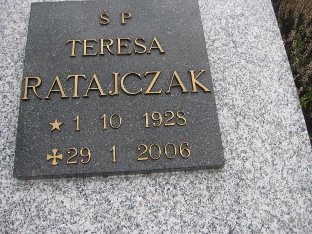 Grób TERESA RATAJCZAK