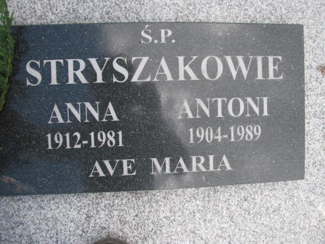 Antoni STRYSZAK 1904 Września - Grobonet - Wyszukiwarka osób pochowanych