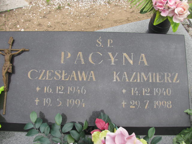 Kazimierz Pacyna 1940 Września - Grobonet - Wyszukiwarka osób pochowanych