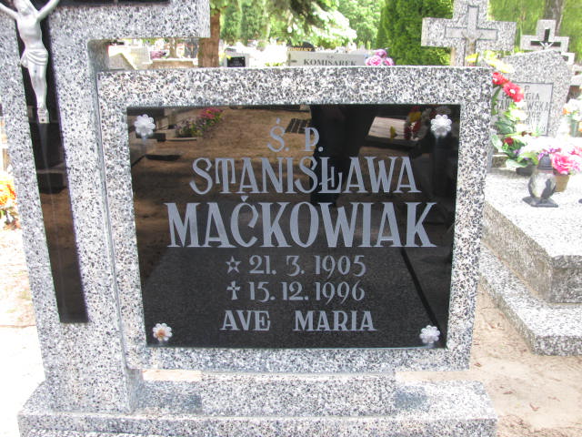 Grób STANISŁAWA MAĆKOWIAK
