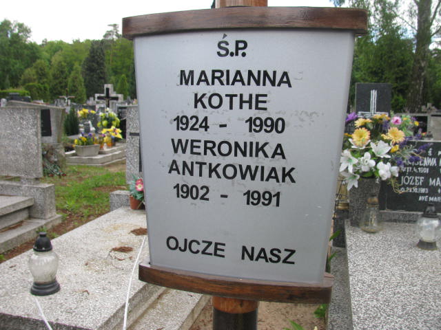 Weronika ANTKOWIAK 1903 Września - Grobonet - Wyszukiwarka osób pochowanych