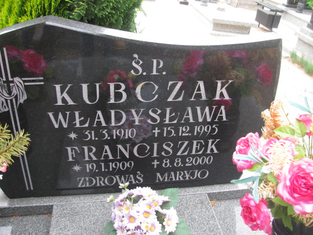 Grób WŁADYSŁAWA KUBCZAK
