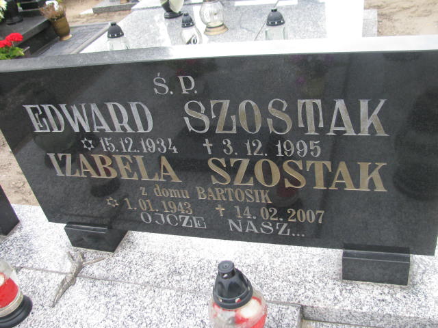 Grób EDWARD SZOSTAK