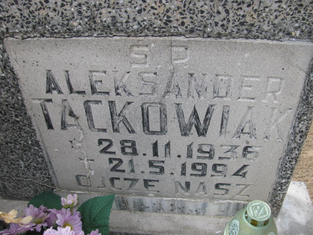 Aleksander TACKOWIAK 1936 Września - Grobonet - Wyszukiwarka osób pochowanych