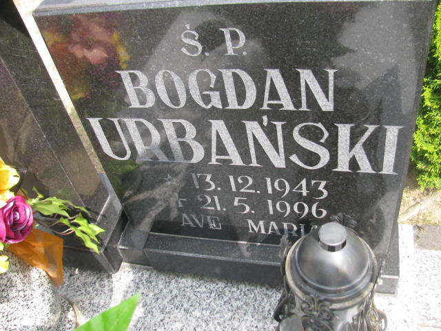 Bogdan URBAŃSKI 1943 Września - Grobonet - Wyszukiwarka osób pochowanych