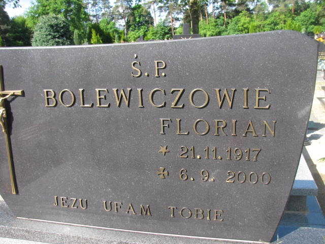 Florian BOLEWICZ 1917 Września - Grobonet - Wyszukiwarka osób pochowanych