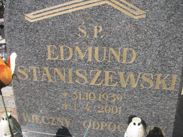 Edmund STANISZEWSKI 1939 Września - Grobonet - Wyszukiwarka osób pochowanych