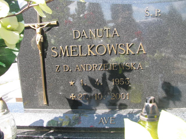Danuta SMELKOWSKA 1953 Września - Grobonet - Wyszukiwarka osób pochowanych
