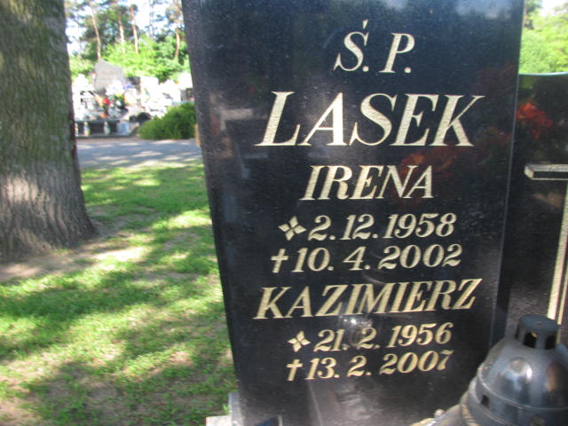 Irena LASEK 1958 Września - Grobonet - Wyszukiwarka osób pochowanych