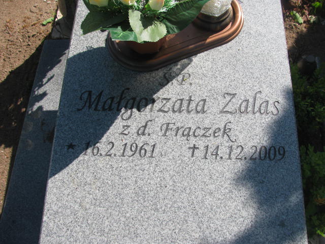 Małgorzata ZALAS 1961 Września - Grobonet - Wyszukiwarka osób pochowanych