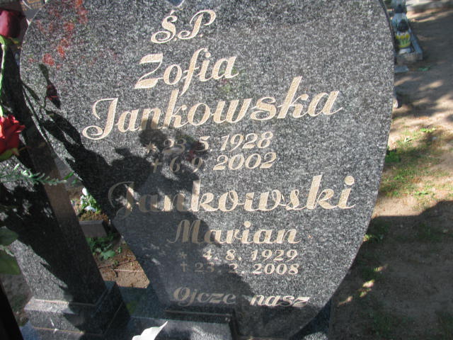 Zofia JANKOWSKA 1928 Września - Grobonet - Wyszukiwarka osób pochowanych