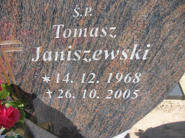 Tomasz JANISZEWSKI 1968 Września - Grobonet - Wyszukiwarka osób pochowanych