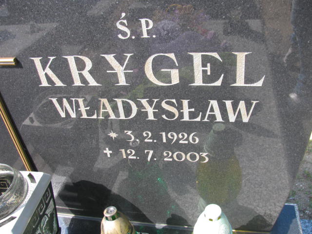 Grób DANUTA KRYGEL