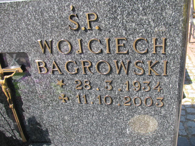 Grób WOJCIECH BAGROWSKI