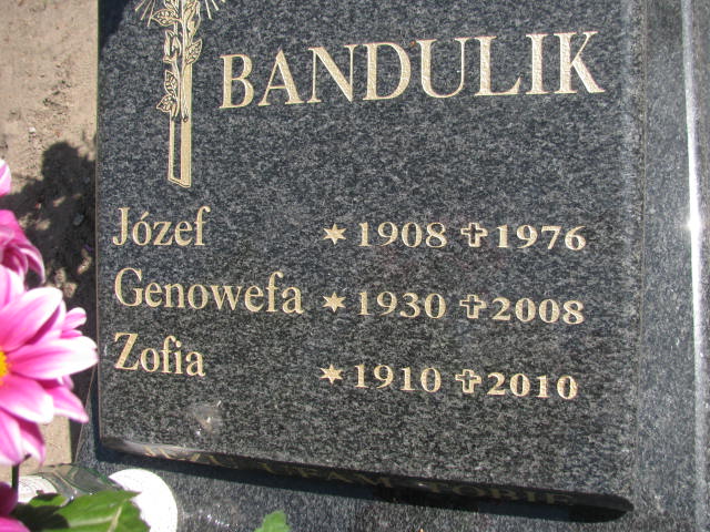 Zofia BANDULIK 1910 Września - Grobonet - Wyszukiwarka osób pochowanych