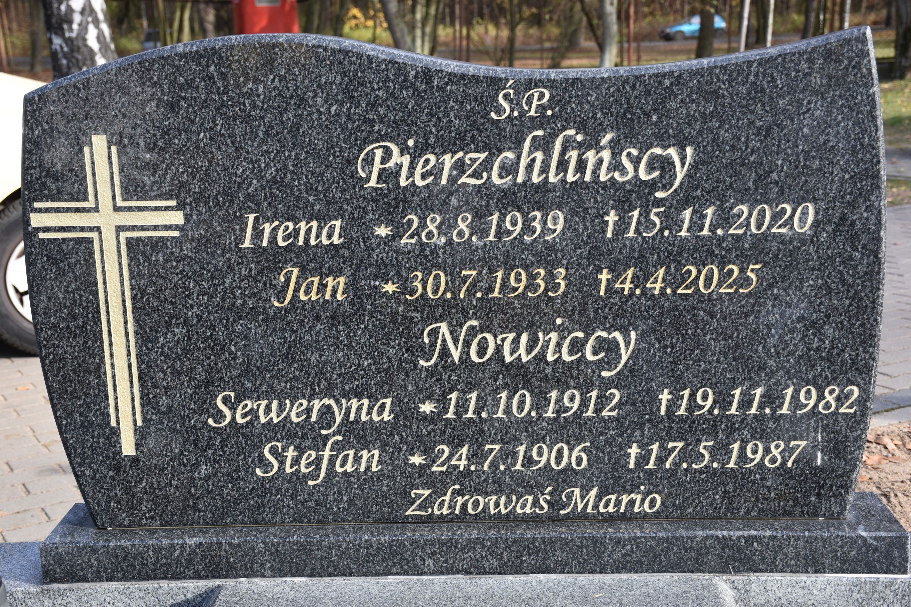 Jan PIERZCHLIŃSKI 1933 Września - Grobonet - Wyszukiwarka osób pochowanych
