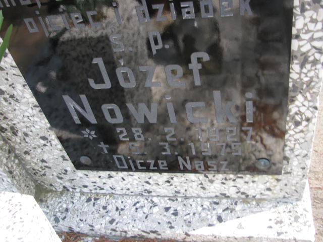 Grób BOLESŁAWA NOWICKA