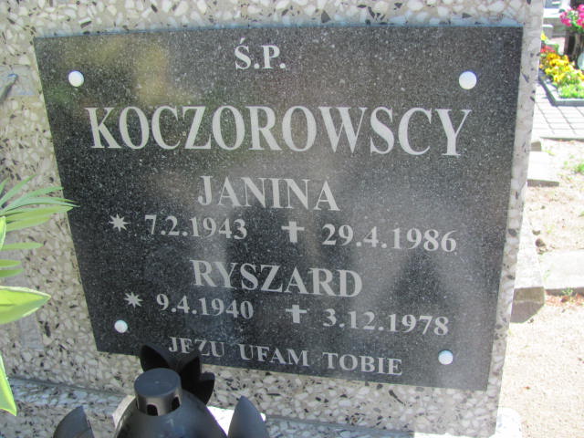 Ryszard KOCZOROWSKI 1940 Września - Grobonet - Wyszukiwarka osób pochowanych