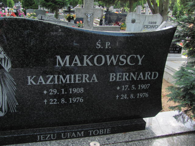 Grób KAZIMIERA MAKOWSKA