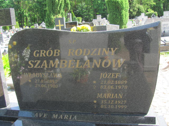 Grób MARIAN SZAMBELAN
