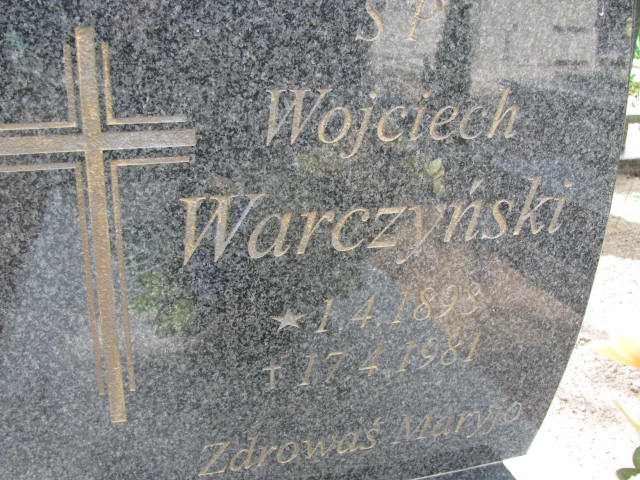 Wojciech WARCZYŃSKI 1898 Września - Grobonet - Wyszukiwarka osób pochowanych