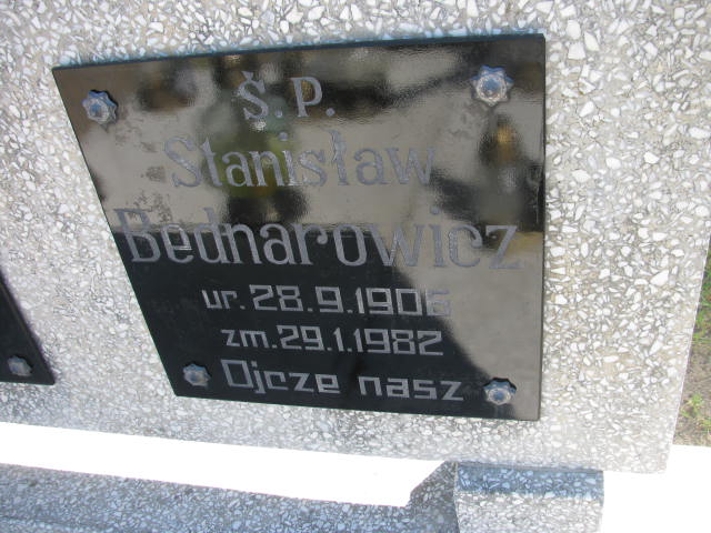 Grób STANISŁAW BEDNAROWICZ