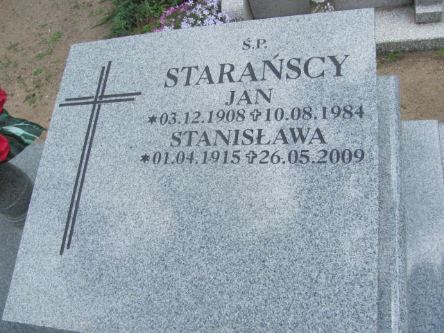 Stanisława STARAŃSKA 1915 Września - Grobonet - Wyszukiwarka osób pochowanych