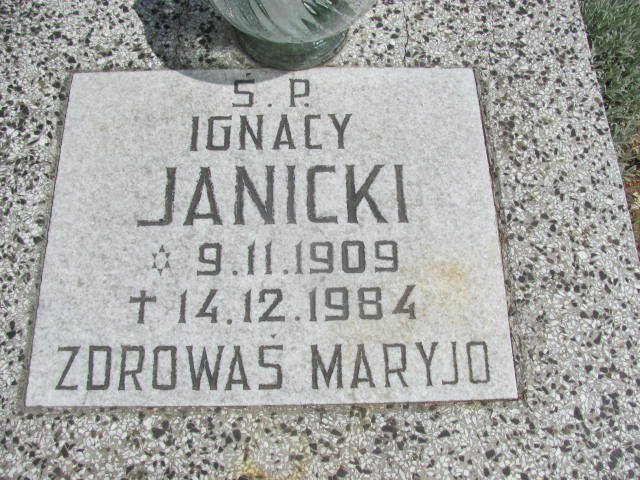 Ignacy JANICKI 1909 Września - Grobonet - Wyszukiwarka osób pochowanych