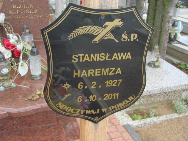 Grób SYLWESTER HAREMZA