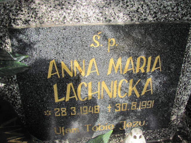Grób ANNA LACHNICKA