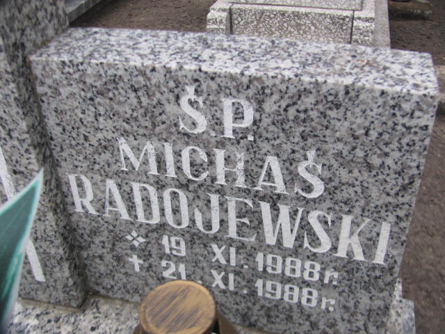 Michał RADOJEWSKI 1988 Września - Grobonet - Wyszukiwarka osób pochowanych